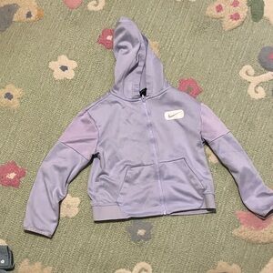 Nike Girls Purple Hoodie Zip Up